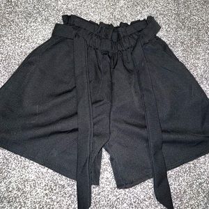 Paper Bag Waist Shorts